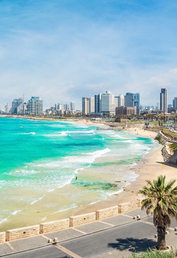 Tel Aviv coast line