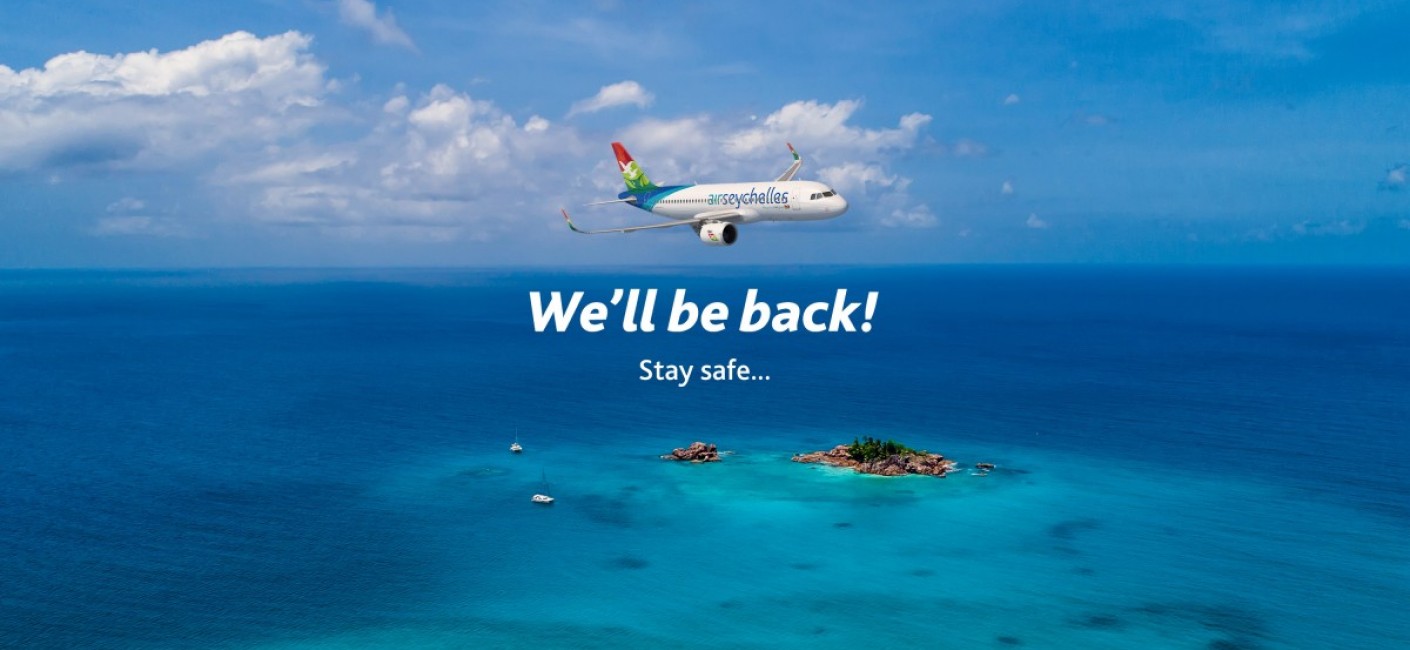 Air Seychelles COVID-19 Flights We'll Be Back Stay Safe